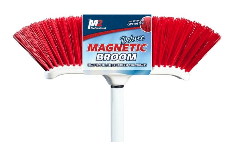 BM-4200 - Venus Curved Magnetic Broom with 48" Metal Handle