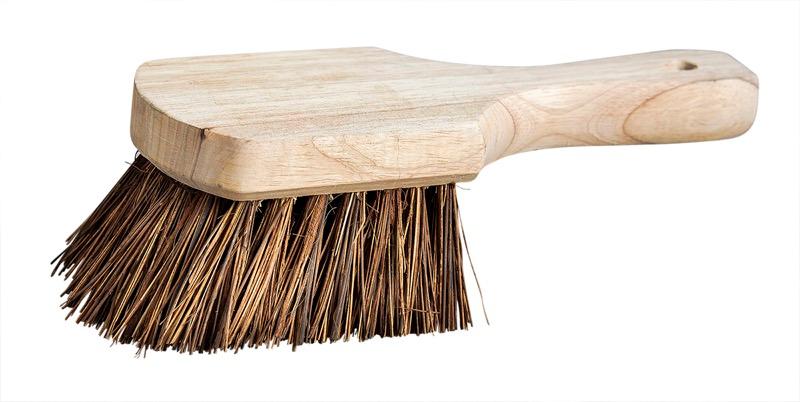 BRP-210BFS - 9" Utility / Wok Brush - Palmyra Fibre