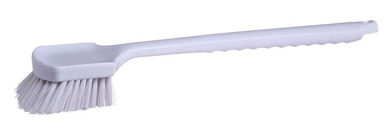 BRP-210WL-WH - 20" Long Handle Pot Brush - White