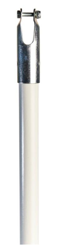 DF-EZY60F-WH - Manche de balai anti-poussière BreakAway 60" - Fibre de verre - Blanc
