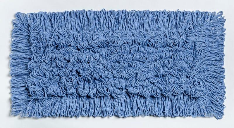 DM-GST518-L-BL - 18" G-STAT Looped Dust Mop - Keyhole Backing - Blue