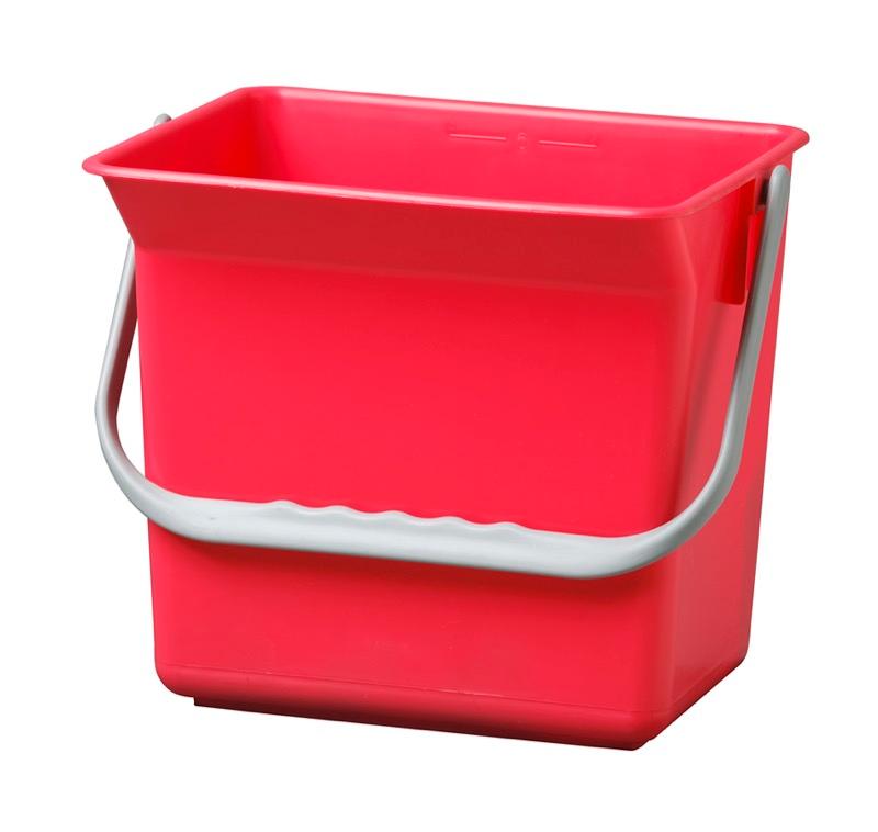 EFM-PA1006-RD - 6Qt Mini-Pour Pail - Red