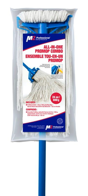 HW-PC-80016 - ProMop Combo - 16 oz SynRay™ Mop & 60" STEP-N-GO Handle