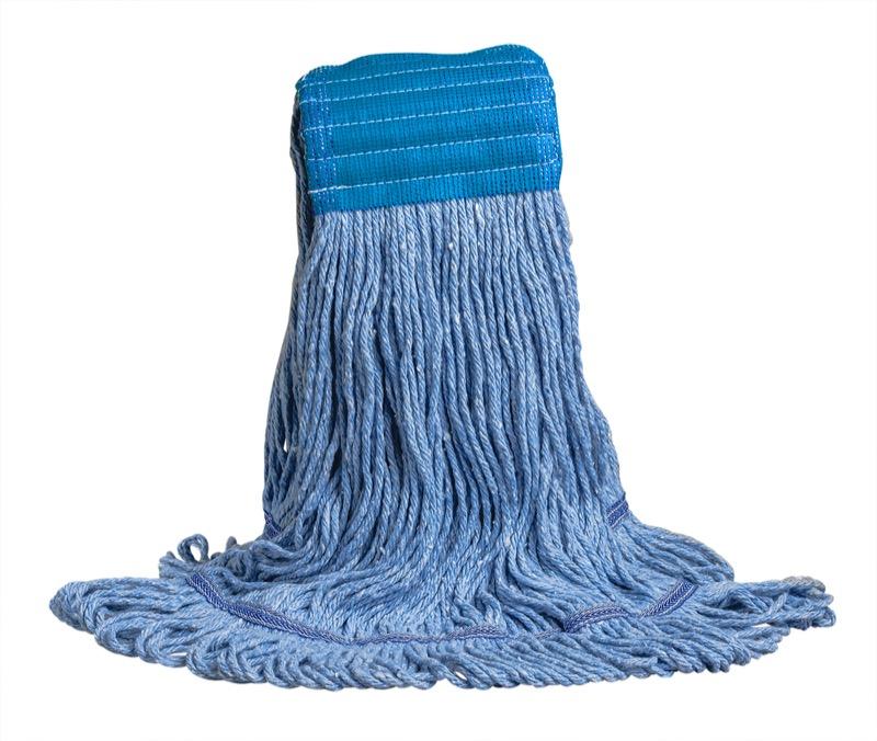 MW-SW10S-WB-BL - Swinger™ Synthetic Loop Mop - Wide Band - Small - Blue