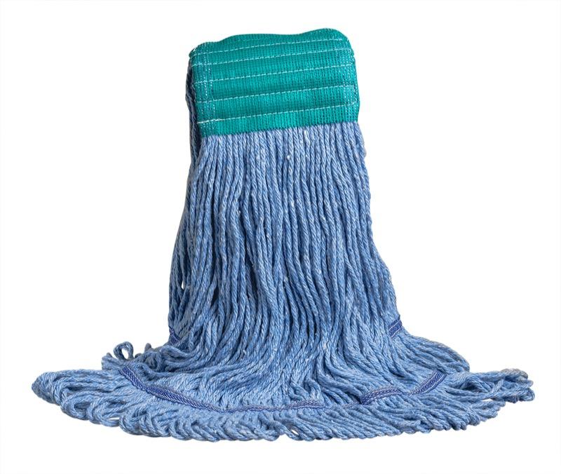 MW-SW11M-WB-BL - Swinger™ Synthetic Loop Mop - Wide Band - Medium - Blue