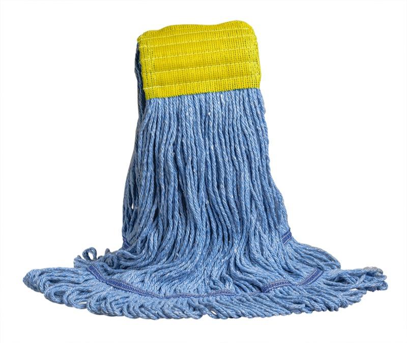 MW-SW12L-WB-BL - Swinger™ Synthetic Loop Mop - Wide Band - Large - Blue