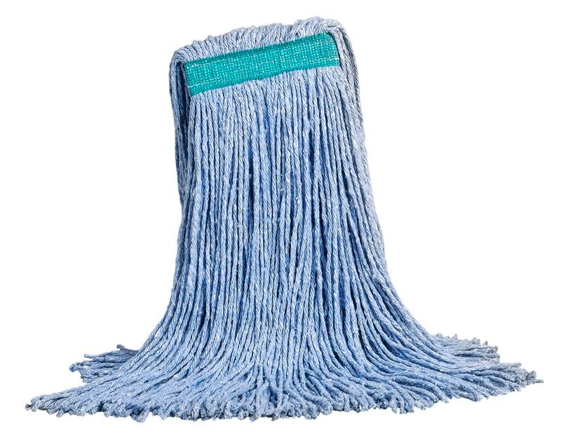 MW-SWC12-BL - Swipe™ Cut-End Mop - Narrow Band - Blue - 12&nbsp;oz