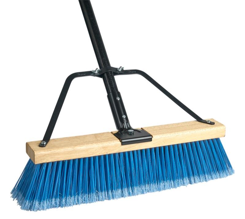 PB-800-BB36 - Ryno Medium Push Broom - Blue - 36 Inch