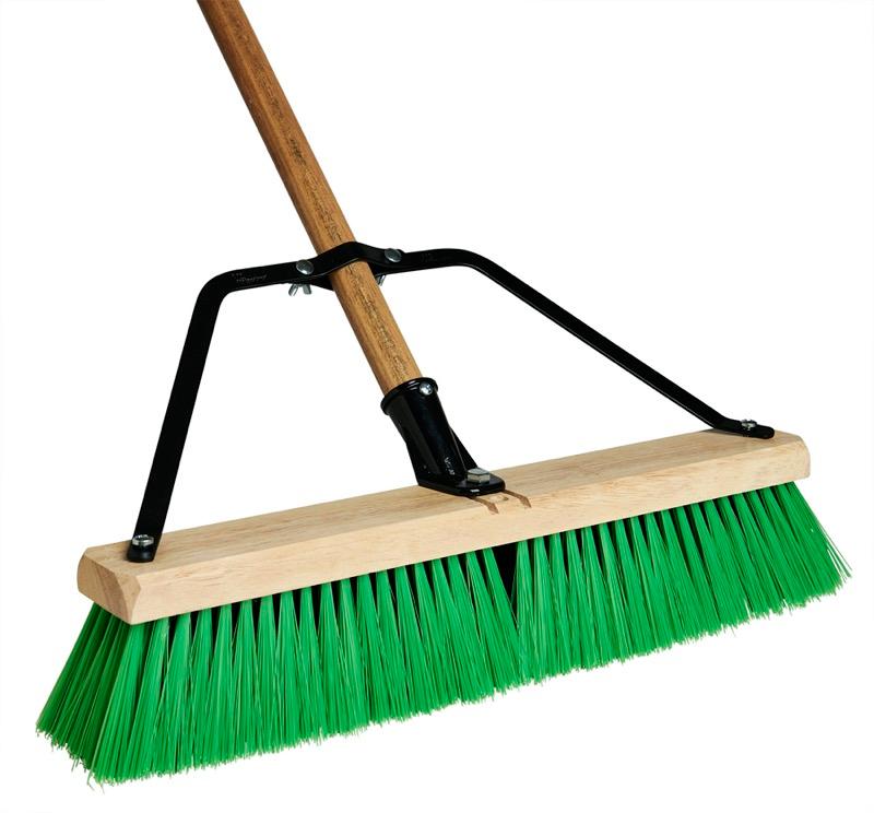 PB-BD700-GB24 - Bulldog Stiff Push Broom - 24 Inch