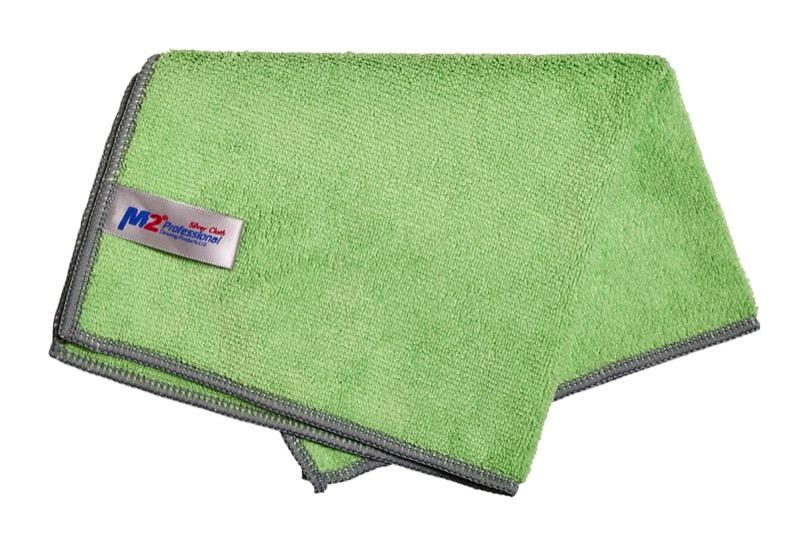 SLC-13163 - Nano-Silver Microfiber Cloths - 12" x 15" - Green