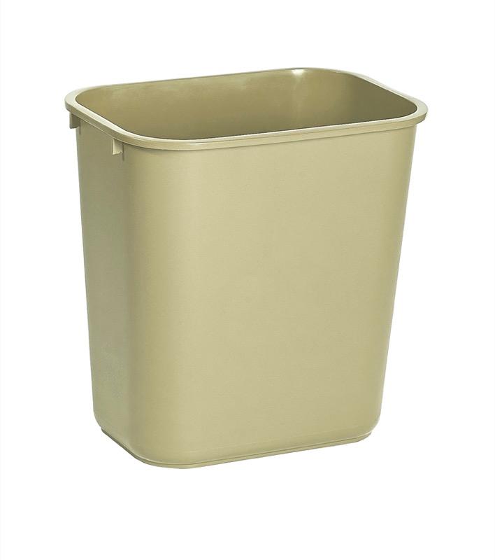 WM-PS028-BE - 28qt Waste Basket - Beige