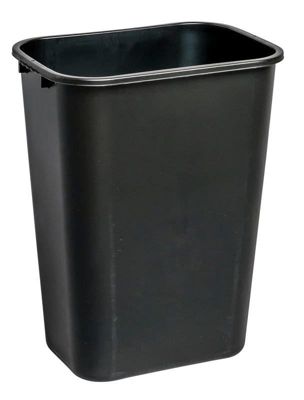 WM-PS041 - 41qt Waste Basket - Black