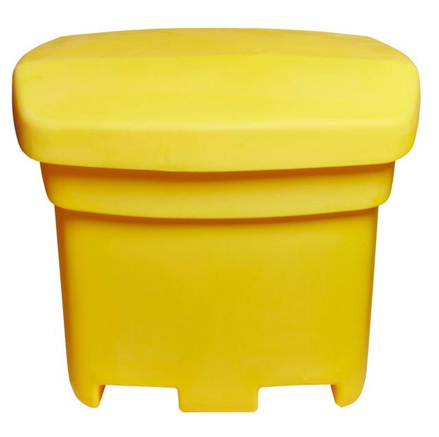 Yellow Outdoor Storage Bin Lightweight And Rugged M2