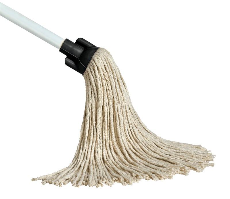 YM-Y112C-M348M - 12 oz Cotton Detachable Yacht Mop with 48" Metal Handle