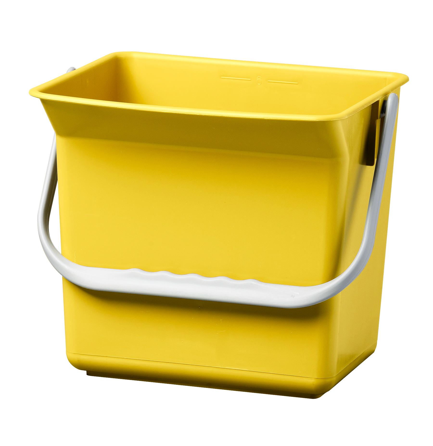 EFM-PA1006-YE - 6Qt Mini-Pour Pail - Yellow