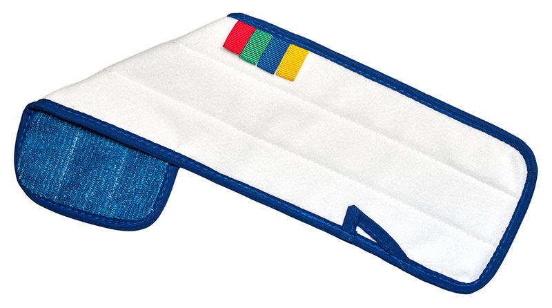 MFP-4018-BL - 18" Microfiber Flat Wet Mop Pad - Blue