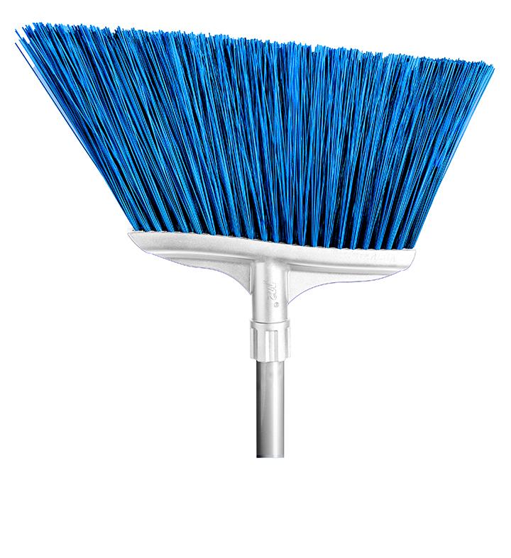 BA-3100-BL - Spectra 16" Color-Coded Angle Broom with 48" Fiberglass Handle - Blue