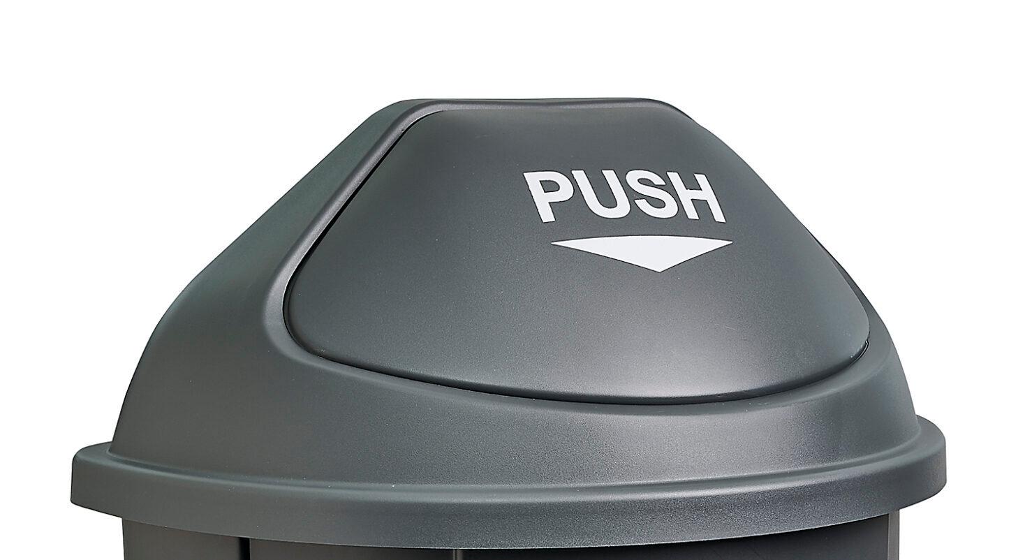 WM-HR2100L-GY - 21 Gal Half Round Lid Only