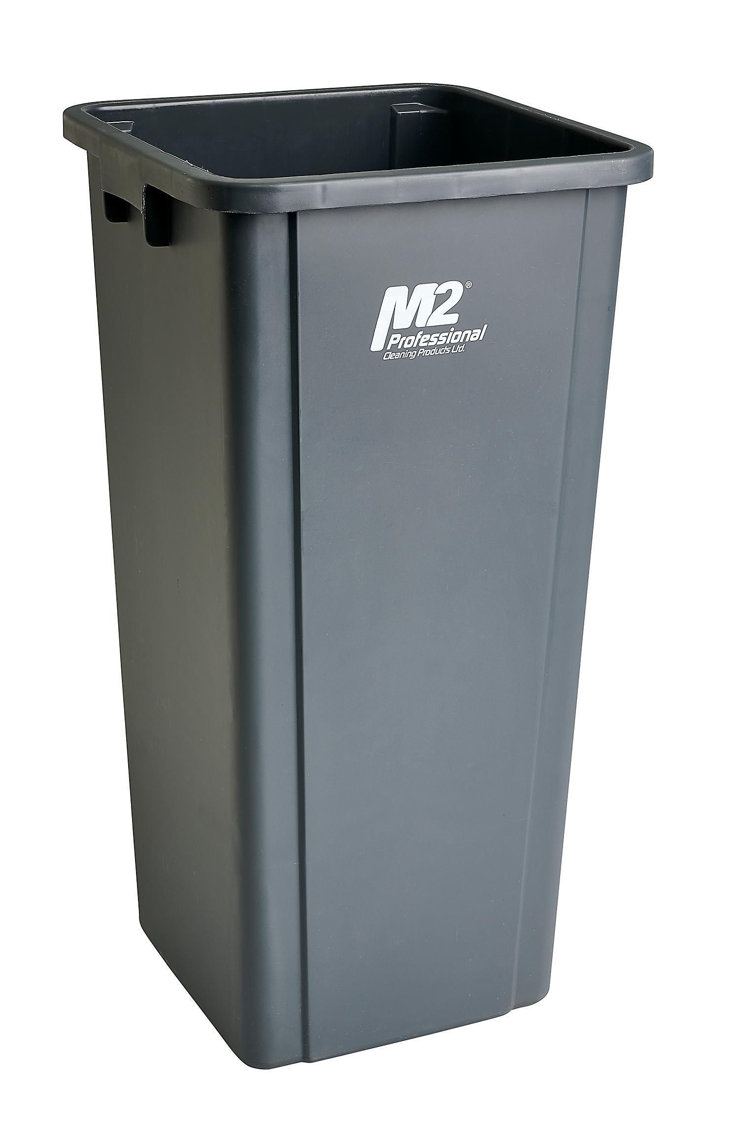 WM-SQ9023-GY - 23 Gal Square Waste Container