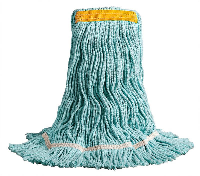 MW-SWC16FTB-GN - 16 oz Swinger™ Fantail Wet Mop - Narrow Band - Green