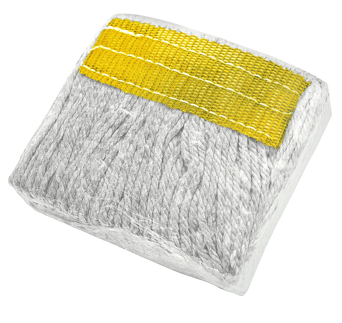 MW-BK20B-WH - 20 oz Dura-Blend Cut-End Mop - Narrow Band - White