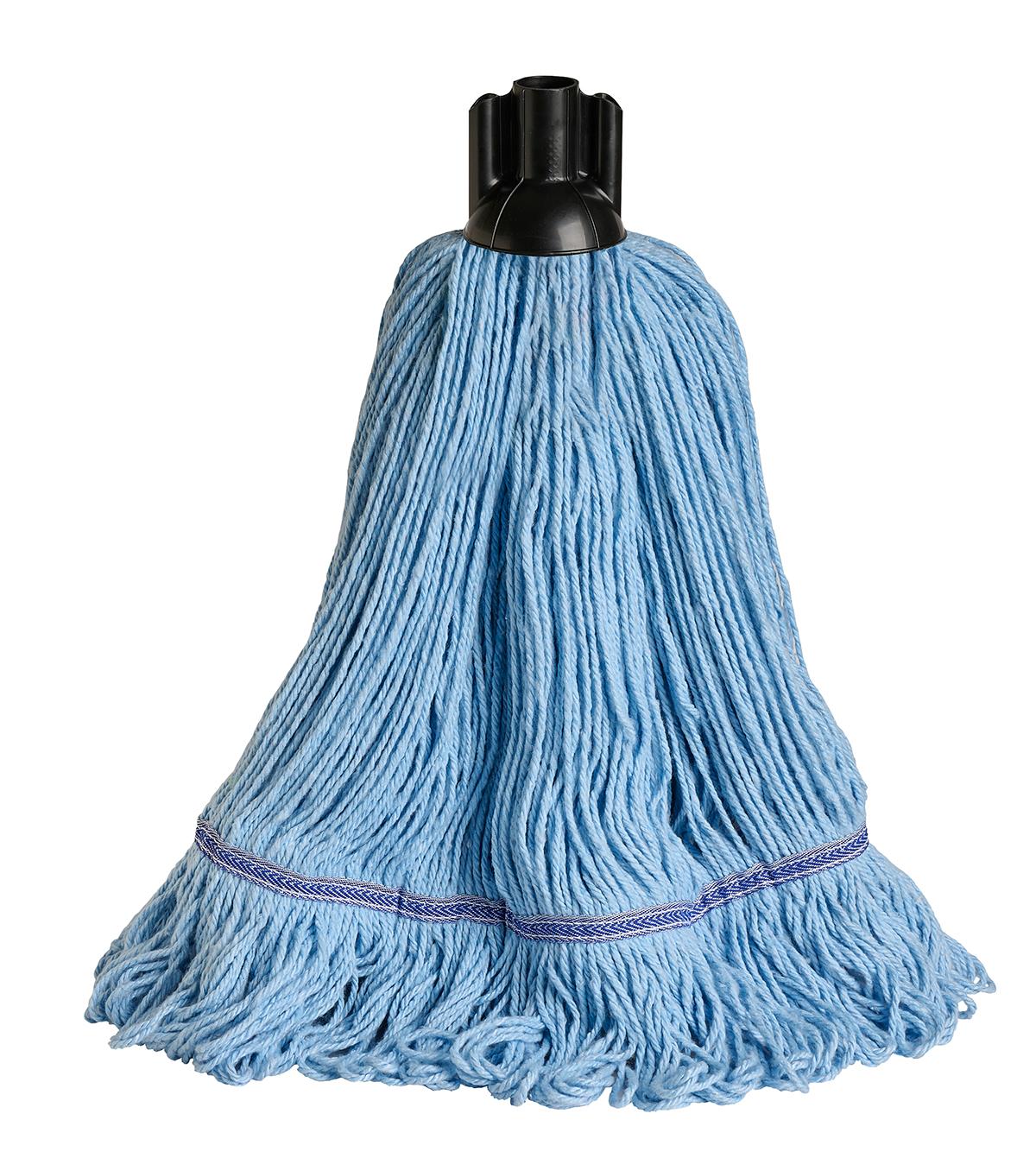 YM-MT110-BL - 10 oz Micro-Tech Microfiber Detachable Looped-End Yacht Mop
