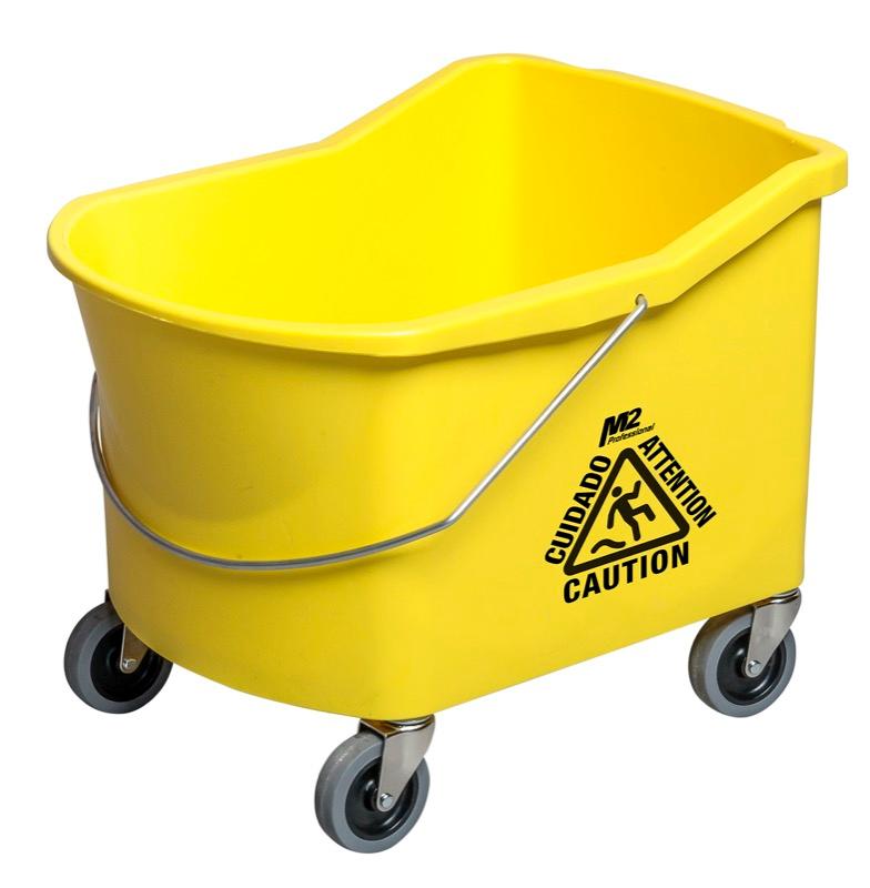 BW-S32102-YE - 32 Qt. Grizzly Mop Bucket - Yellow