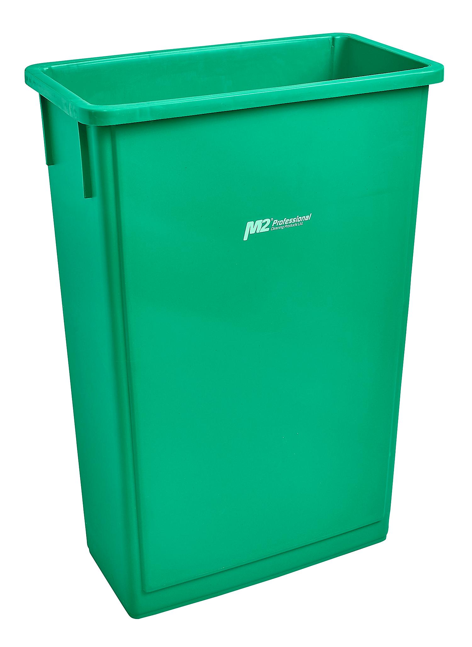 WM-PR2323-GN - 23gal Slim Garbage Container - Green